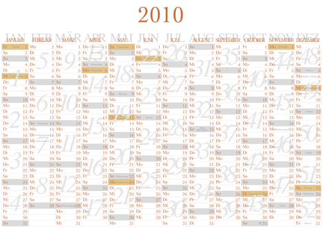 Kalender 2010
